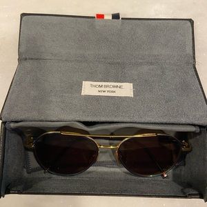 Authentic Thom Browne gold sunglasses